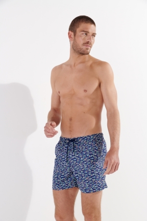 Trouville Navy print