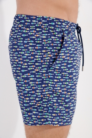 Trouville Navy print