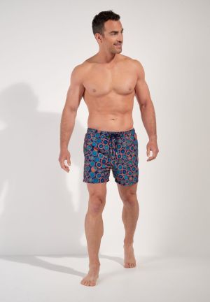 Trapani Navy print