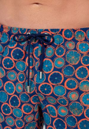Trapani Navy print