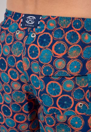 Trapani Navy print